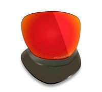 Mryok Lenti di ricambio polarizzate compatibili con Ray-Ban Meta Wayfarer RW4008 53 mm - Rosso fuoco