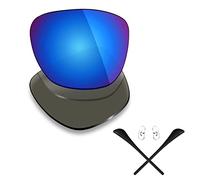 Mryok Lenti di ricambio polarizzate e kit di gomma per Ray-Ban Caravan RB3136 58mm - Opzioni, Polarizzato: blu ghiaccio., Taglia unica