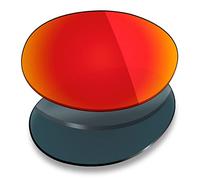 Mryok Lenti Di Ricambio Polarizzate Per Oakley Eye Jacket Redux OO9438 - Rosso Fuoco