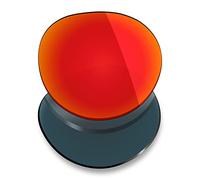 Mryok Lenti di ricambio polarizzate per Ray-Ban RB2447 - Opzioni, Polarizzato: rosso fuoco., 49 mm
