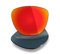 Mryok Lenti di ricambio ultra polarizzate compatibili con Ray-Ban Meta Skyler RW4010 52 mm - Rosso fuoco