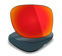 Mryok Lenti polarizzate di ricambio per Oakley Crossrange OO9361, rosso fuoco, Rosso Fuoco, taglia unica
