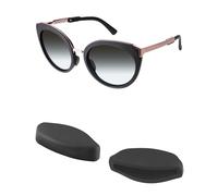 Mryok Naselli di ricambio per occhiali da sole Oakley Frogskins Range OO8284 OO8284A, 1 paio grigio - Euro Fit, Taglia unica