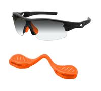 Mryok Naselli di ricambio per occhiali da sole Oakley Sphaera Slash OO9499, 36 mm, opzioni, Arancione, Low Bridge Fit
