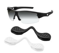 Mryok Naselli di ricambio per occhiali da sole Oakley Sphaera Slash OO9499, 36 mm, opzioni, Bianco e nero, Low Bridge Fit