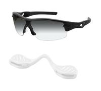 Mryok Naselli di ricambio per occhiali da sole Oakley Sphaera Slash OO9499, 36 mm, opzioni, bianco, High Bridge Fit