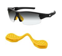 Mryok Naselli di ricambio per occhiali da sole Oakley Sphaera Slash OO9499, 36 mm, opzioni, Giallo, High Bridge Fit