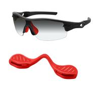 Mryok Naselli di ricambio per occhiali da sole Oakley Sphaera Slash OO9499, 36 mm, opzioni, Rosso, High Bridge Fit