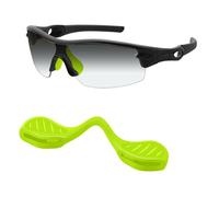 Mryok Naselli di ricambio per occhiali da sole Oakley Sphaera Slash OO9499, 36 mm, opzioni, Verde, Low Bridge Fit