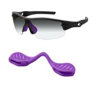 Mryok Naselli di ricambio per occhiali da sole Oakley Sphaera Slash OO9499, 36 mm, opzioni, Viola, Low Bridge Fit