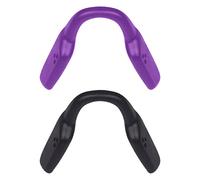 Mryok Naselli di ricambio per occhiali da sole Oakley Sutro TI OO6013 - Opzioni, Viola e nero., High Bridge Fit