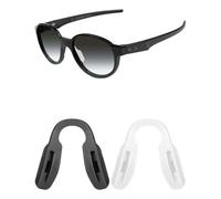 Mryok Naselli di ricambio per occhiali Oakley Enigma Mass OX8191, 57 mm, Bianco e nero, Low Bridge Fit