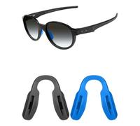 Mryok Naselli di ricambio per occhiali Oakley Enigma Mass OX8191, 57 mm, Blu cielo e nero, Low Bridge Fit
