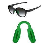 Mryok Naselli di ricambio per occhiali Oakley Enigma Mass OX8191, 57 mm, Verde scuro, Low Bridge Fit