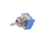 MS-500F-B Interruttore: Interruttore a leva Pos: 2 DPDT ON-ON 6A/125VAC -10-5...