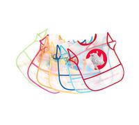 MS 5060 - Bavaglino in plastica, confezione da 7 pezzi, multicolore