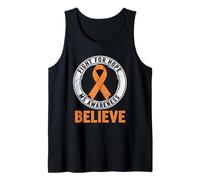 MS Awareness Lotta per la Speranza Credi Nastro Arancione Canotta