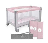 ms Baby World - Lettino da viaggio 120 x 60 cm, per bebè, incluso materasso e bo