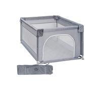 MS BabyWorld - Box Bambini XL NYLON - 180x120 cm | Recinto per neonati pieghevole | Area giochi sicura con porticine e finestre a rete | Con ventose | Montaggio Facile (180 x 120 cm)