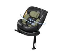 Ms Denver I-Size - Seggiolino da auto girevole a 360° con ISOFIX e gamba di appoggio, 40-150 cm (0~36 kg), circa 0-12 anni - Recolamento Isize R129 - Massima reclinazione