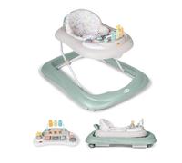 MS BabyWorld - Girello BASIC PLUS - Girello per Bambini con Vassoio Interattivo di Giochi con Suoni | Base Antiribaltamento | Tacatà con Ruote in Silicone e 3 Posizioni di Altezza