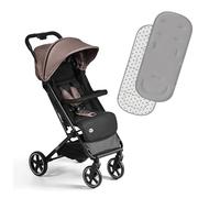 MS BabyWorld - Keo + Materassino - Passeggino leggero fino a 22 kg | Materassino reversibile | Cappottino estensibile | Pieghevole a libro | Ruote grandi | Ultraleggero e compatto