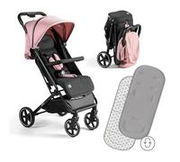 MS BabyWorld - Keo + Materassino - Passeggino leggero fino a 22 kg | Materassino reversibile | Cappottino estensibile | Pieghevole a libro | Ruote grandi | Ultraleggero e compatto