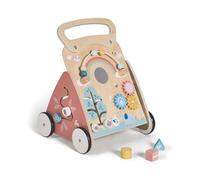 MS BabyWorld - Montessori MIMO - Primi Passi in Legno per Bambini | Carrello Primi Passi con Giochi e Attività | Per Imparare a Camminare | Da +12 Mesi