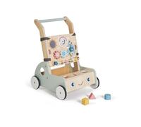 MS BabyWorld - Montessori MONTI - Primi Passi in Legno per Bambini | Carrello Primi Passi con Giochi e Attività | Per Imparare a Camminare | Da +12 Mesi
