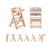 Ms BabyWorld Seggiolone PIEGHEVOLE Full per bambini in legno, completamente pieg