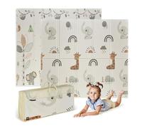 MS Fancy - Tappeto gioco per bambini 180x200 cm - Doppio lato, imbottito (spessore 1,5 cm), pieghevole e con borsa per il trasporto