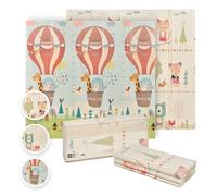 MS Fancy - Tappeto gioco per bambini 180x200 cm - Doppio lato, imbottito (spessore 1,5 cm), pieghevole e con borsa per il trasporto