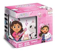 ms móvil shop Gabby's Dollhouse Tazza in ceramica per colazione 350 ml DreamWorks La Casa delle Bambole di Gabby Prodotto Ufficiale | Confezione regalo