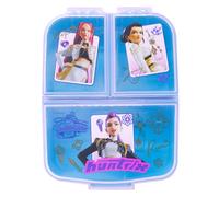 ms móvil shop Kpop - Contenitore per sandwich con scomparti, rettangolare, multipla, 19,5 x 16,5 x 6,7 cm, senza BPA, licenza ufficiale