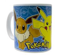 ms móvil shop Tazza in ceramica POKEMON, Eevee, Picachu, Charmander, Colazione Capacità 350ML - Prodotto Ufficiale | CONFEZIONE REGALO