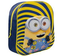 ms móvil shop Zaino Minion Personaggio Bob 3D da 30 cm, ritorno a scuola | Prodotto ufficiale, giallo, S