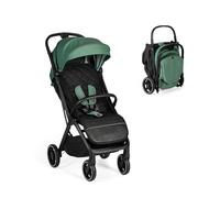 Ms - Passeggino pieghevole automatico iWalk | dalla nascita fino a 48 mesi o 22 kg | Pulsante di chiusura rapida, ammortizzatori, capottina idrofobica XXL, ruote grandi e reclinazione massima