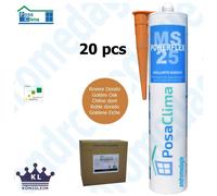 MS POLIMERO HANNO 290ML ROVERE DORATO 20 PZ Silicone adesivo montaggio infissi