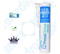 MS POWERFLEX 25 BIANCO 290ML Silicone Polimero Adesivo Impermeabile Verniciabile