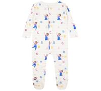 Ms. Rachel Tutina Neonato, Dolcissima Tutina da Notte per Bambina, Pagliaccetto Bimba, Merchandising Ufficiale, Avorio 12-18 Mesi