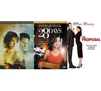 Ms. Sandra Bullock Doing Ms. Sandra Bullock Things Collection- The Lake House & 28 Days & The Proposal DVD Movies 3 Film Set