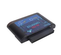 MS to MD Game Card Converter for Retron 5, 3, 2 | Black Transparent
