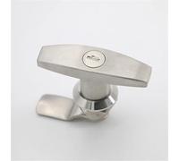 MS101-1-2 tipo T in acciaio inox 304, scatola di distribuzione, serratura della porta, armadio di controllo, serratura dell'armadio, 1 pezzi(cilindro non blocco)
