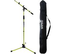 MS106 YW Giallo supporto microfono KEEPDRUM treppiede microfono con giraffa e attacco in metallo + Borsa Sb - 03