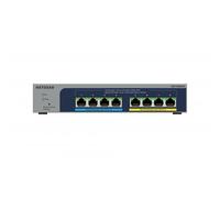 Switch gestito NETGEAR 8 porte Ultra60 PoE++ Multi-Gigabit (2.5G) Ethernet Plus Connessione Ethernet L2/L3 2.5G (100/1000/2500), con supporto di alimentazione tramite Ethernet (PoE) Grigio - Nouvo
