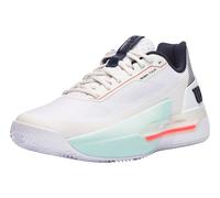 Scarpe da tennis da uomo Wilson Rush Tour 5 Clay - white/bay/fiery core - Bianco (46 2/3)