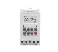 MS316B 220V 25A 68 ON Timer programmabile Scuola Bell Time Controller 1 Pz (musulmano MS316B)