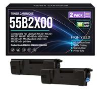 MS331 MS431 MX331 MX431 Cartucce toner 55B2000 55B2H00 55B2X00 Toner per Lexmark MS431dn MS431dw MX431adn MX432adwe MS331dn MX331adn Stampanti con chip 20.000 pagine