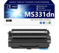 MS331dn Cartuccia Toner Compatibile per Lexmark MS331dn MS431dn MS431dw MX331adn MX431adn MX431adw Stampanti, Alta Resa 3000 Pagine, Stampa Nitida,Black-1 pack