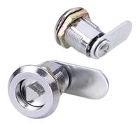 MS705-16/20 - Serratura per armadio in lega di zinco con serratura per scrivania da ufficio, cassetta delle lettere, camme, piccolo triangolo, 1 pezzo (4 set da 20 mm no key)